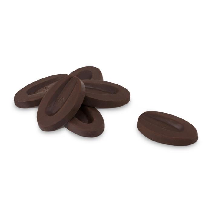 dunkle schokoladenkuverture caraibe 66 durch valrhona