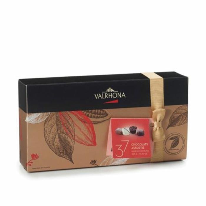 ballotin 37 bombones de chocolate - 345g por valrhona