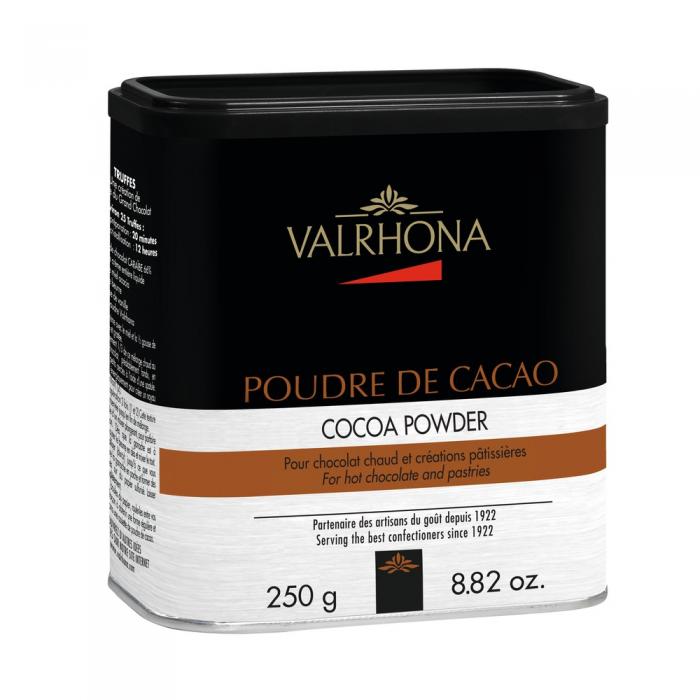 cacao en polvo - 250g por valrhona