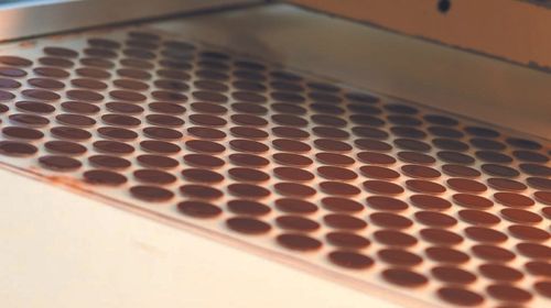 Herstellung von Schokoladendekorationen 
